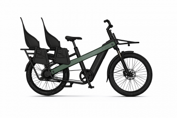 Brekr L250 Long Tail met twee kinderzitjes – elektrische gezinsfiets