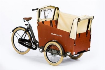 Tent CargoTrike met rits zwart