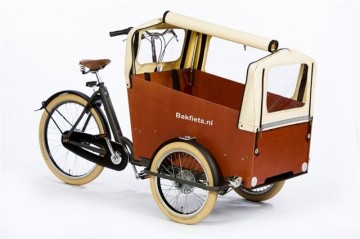 Tent CargoTrike met rits zwart