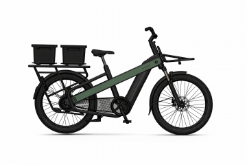 Brekr L250 Long Tail met twee kratjes achterop – geschikt voor extra bagage