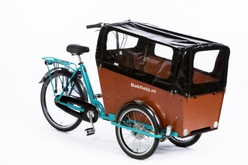 Tent CargoTrike met rits zwart