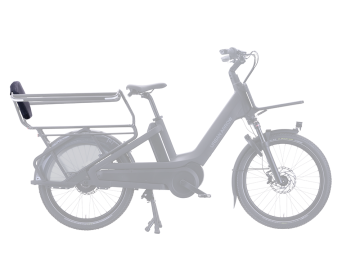 Breeze rugkussen op de beschermbeugel van de Urban Arrow Breeze