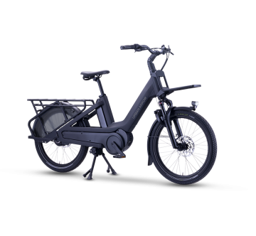 Zwarte Urban Arrow Breeze Longtail elektrische cargofiets