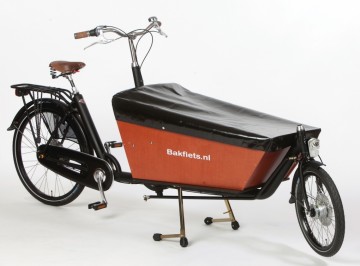 Dekzeil Cargobike long zwart