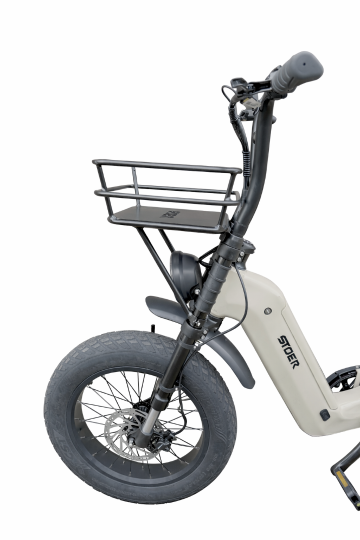 STOER voorrek gemonteerd op STOER UrbanX fatbike